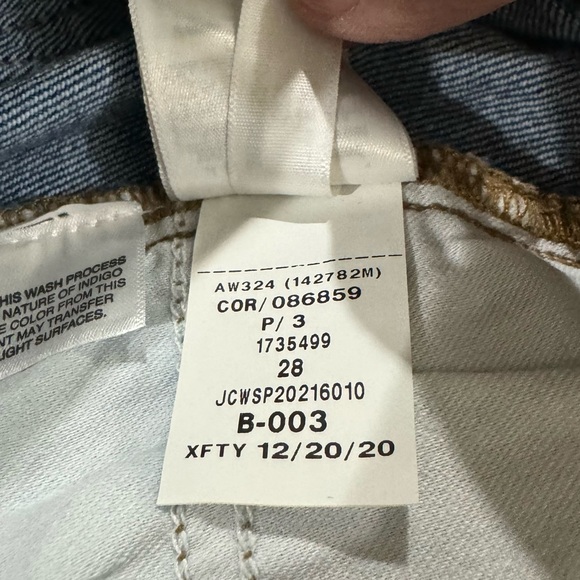 J. Crew Button Front Denim Jean Mini Skirt Size 28 - Picture 8 of 10